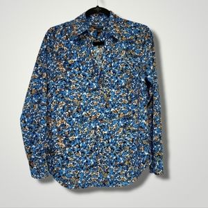 Ann Taylor Floral Button-Down Shirt